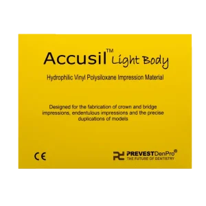 Accusil Light Body Hydrophilic Vinyl Polysiloxane Impression Material - Light Body