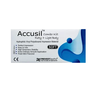 Accusil Combo Kit Hydrophilic Vinyl Polysiloxane Impression Kit - Putty & Light Body
